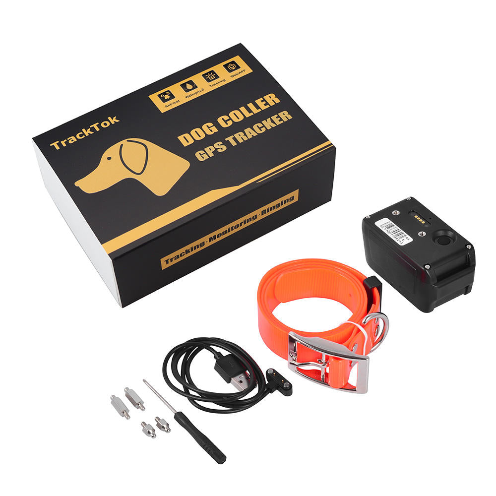 4G LTE Hunting Dog GPS Tracker Collar with Electric Shock Training