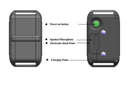 4G LTE Hunting Dog GPS Tracker Collar with Electric Shock Training