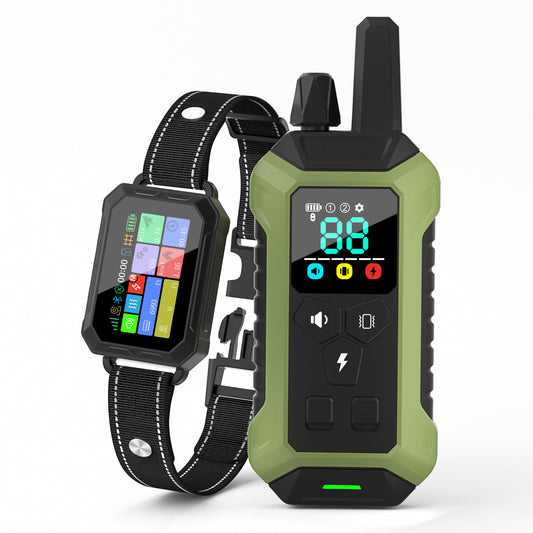 3-in-1 GPS Dog Fence Training Collar IP67 Waterproof Long Range